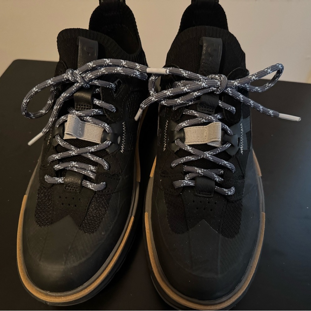 Cole Haan Black Athletic Shoes with Gray Accents